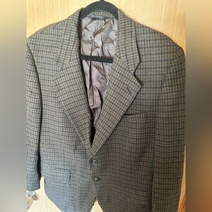 Burberry Women's Houndstooth Blazer - Brown and Black